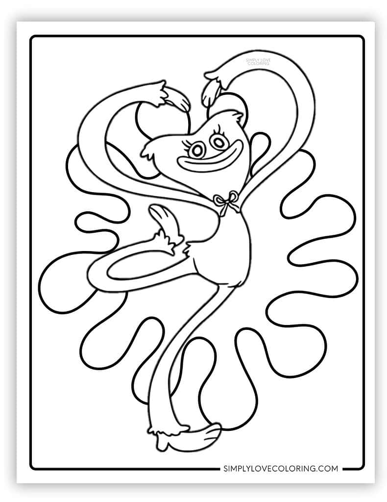 poppy playtime coloring pages