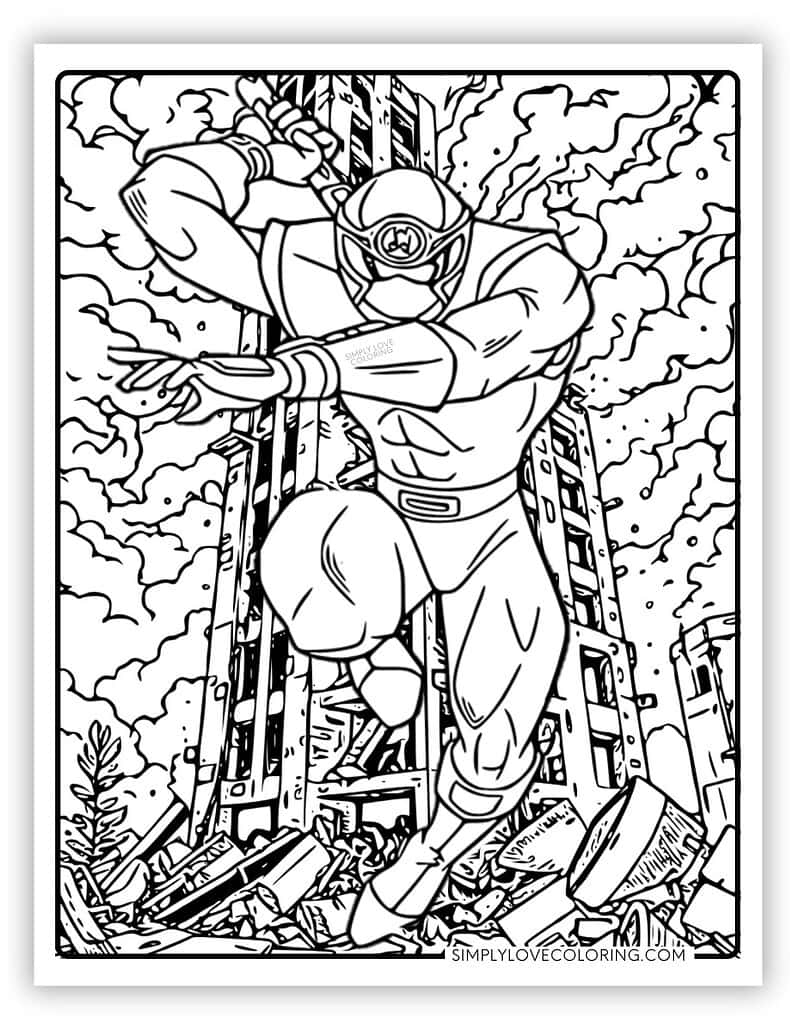 power rangers coloring sheets