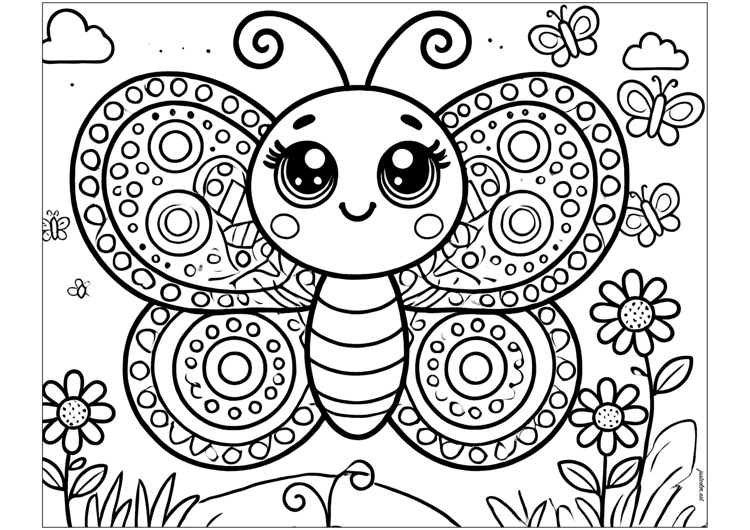 Butterfly Color Pages To Print