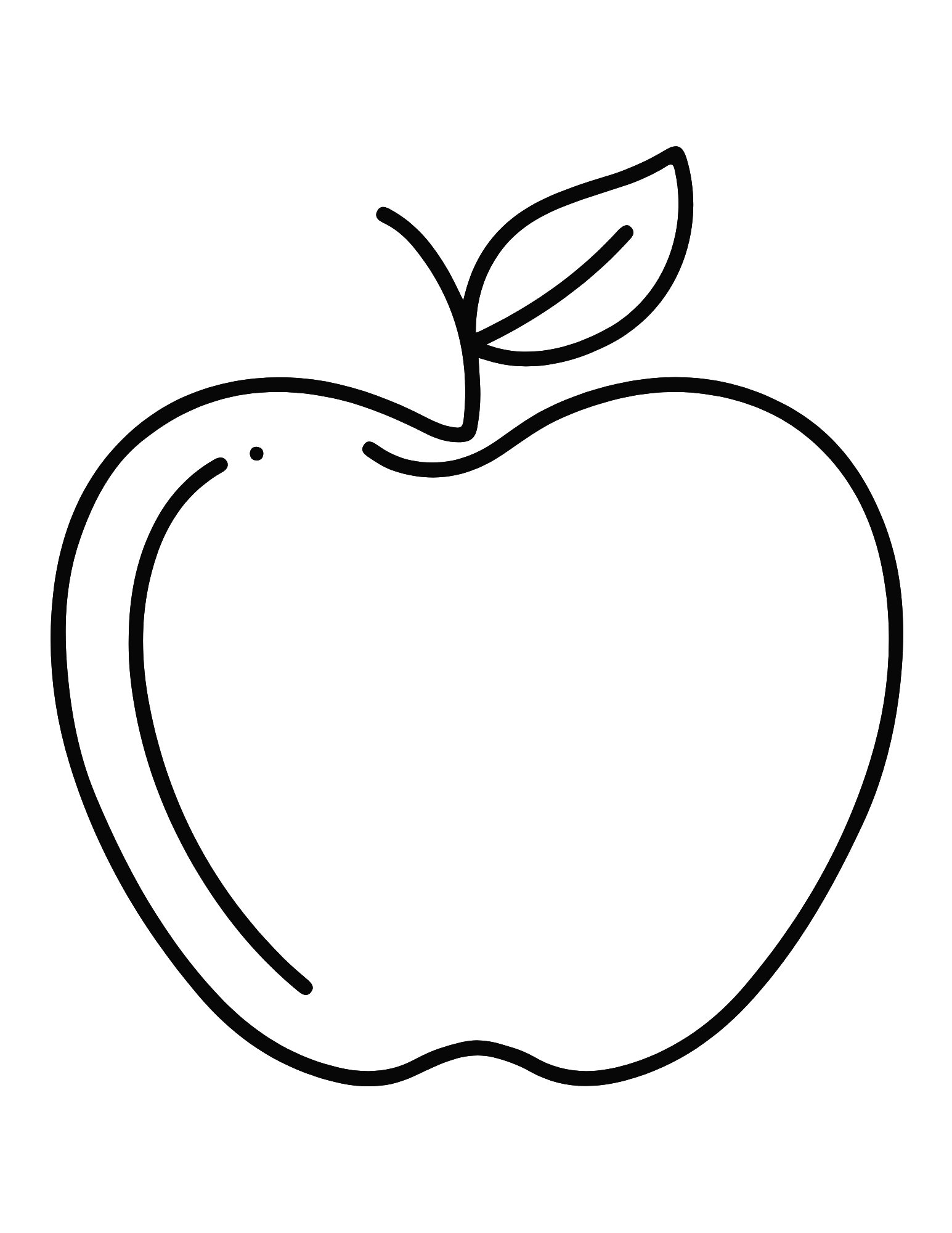 Apple Pictures To Color