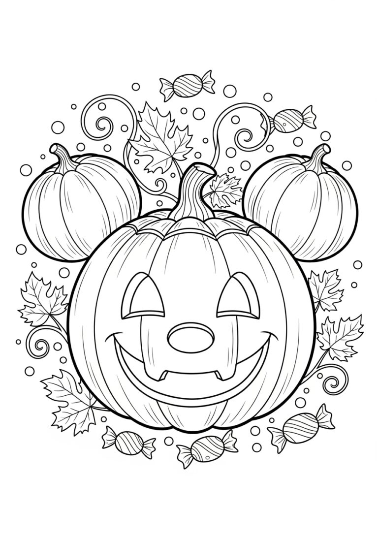 pumpkin coloring sheet printable
