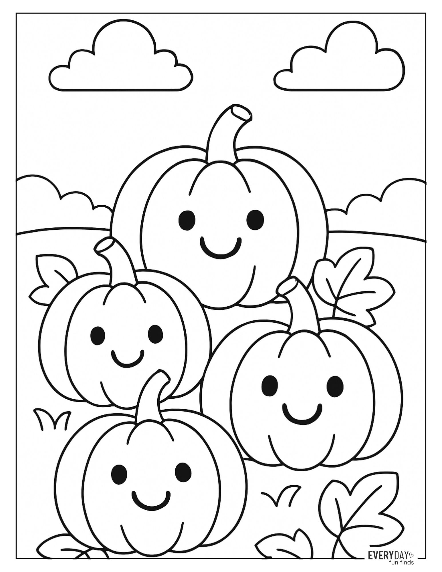 Printable Pumpkin Coloring Pages