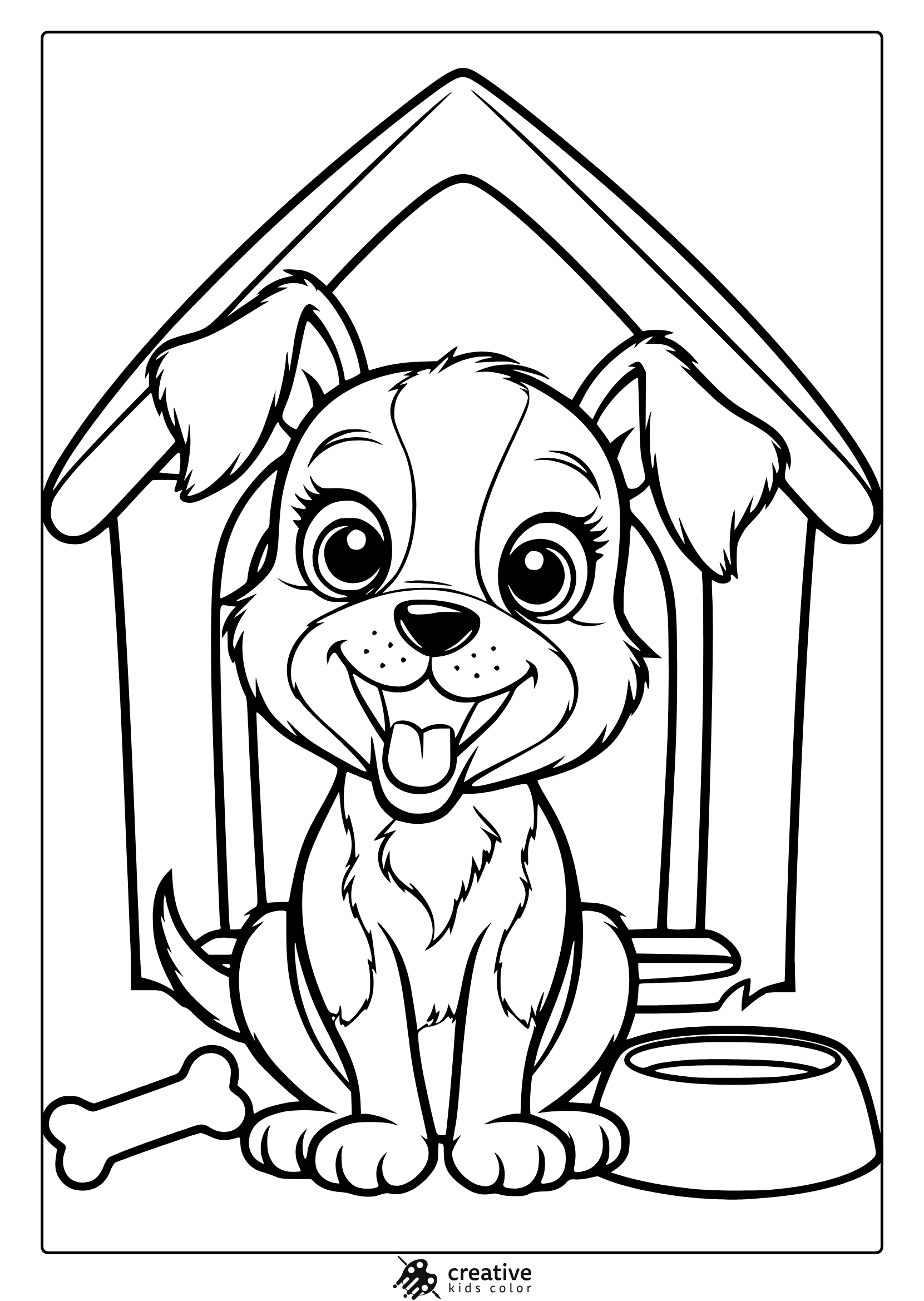 Puppy Coloring Pages 25 Free Printable PDF Puppy Coloring Pages 25 Free Printable PDF