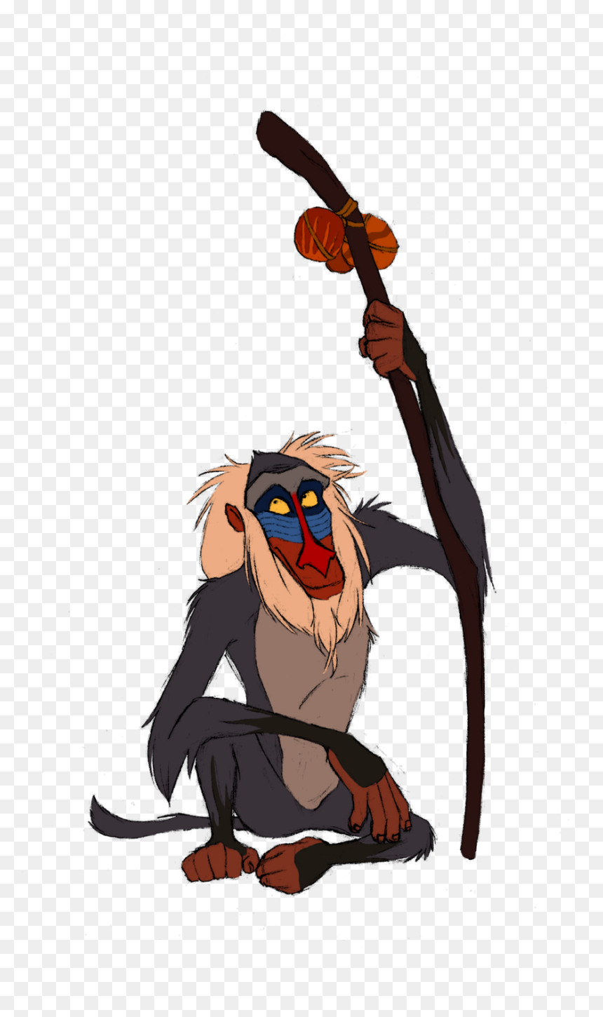Rafiki Png Transparent Image Baboon Lion King Cartoon Png Download Vhv