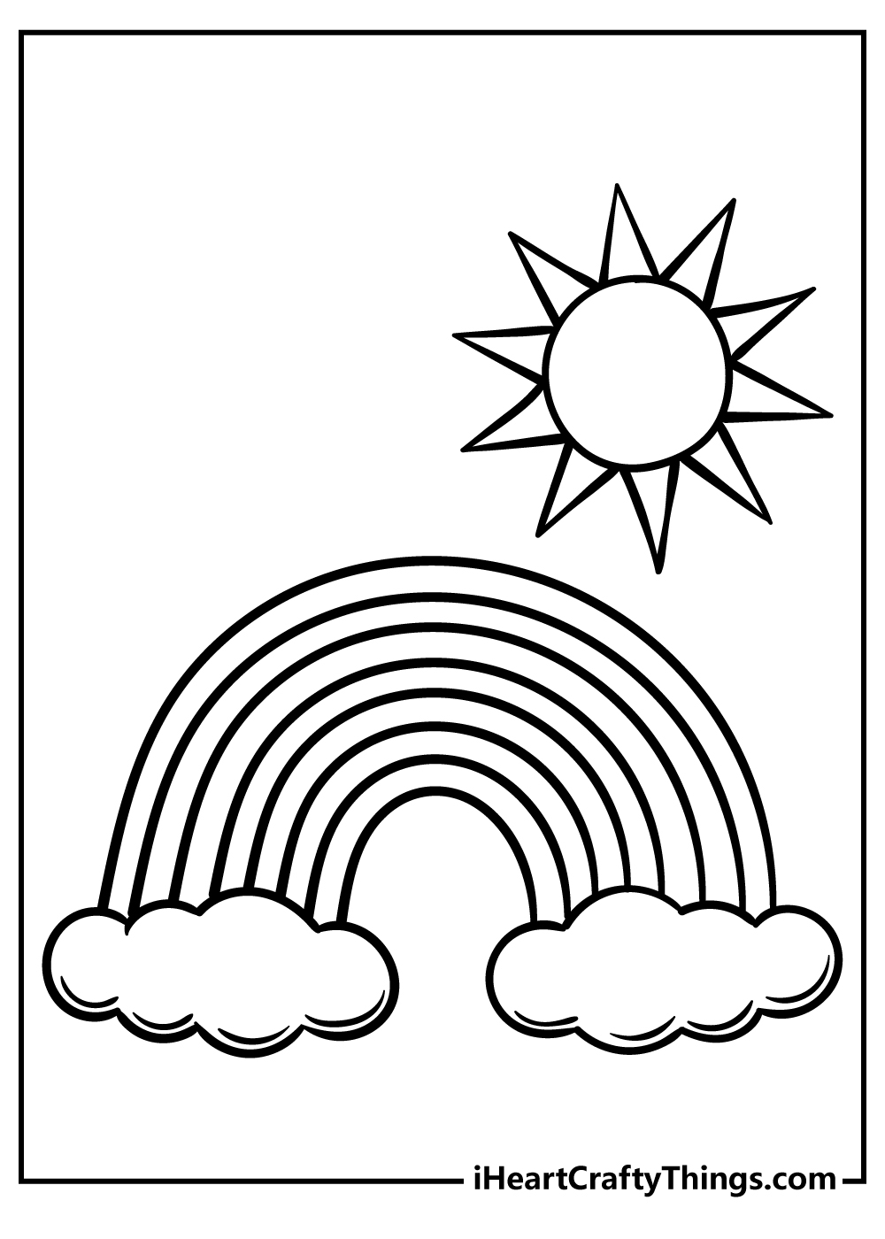 Rainbow Coloring Pages 100 Free Printables Worksheets Library Rainbow Coloring Pages 100 Free Printables Worksheets Library