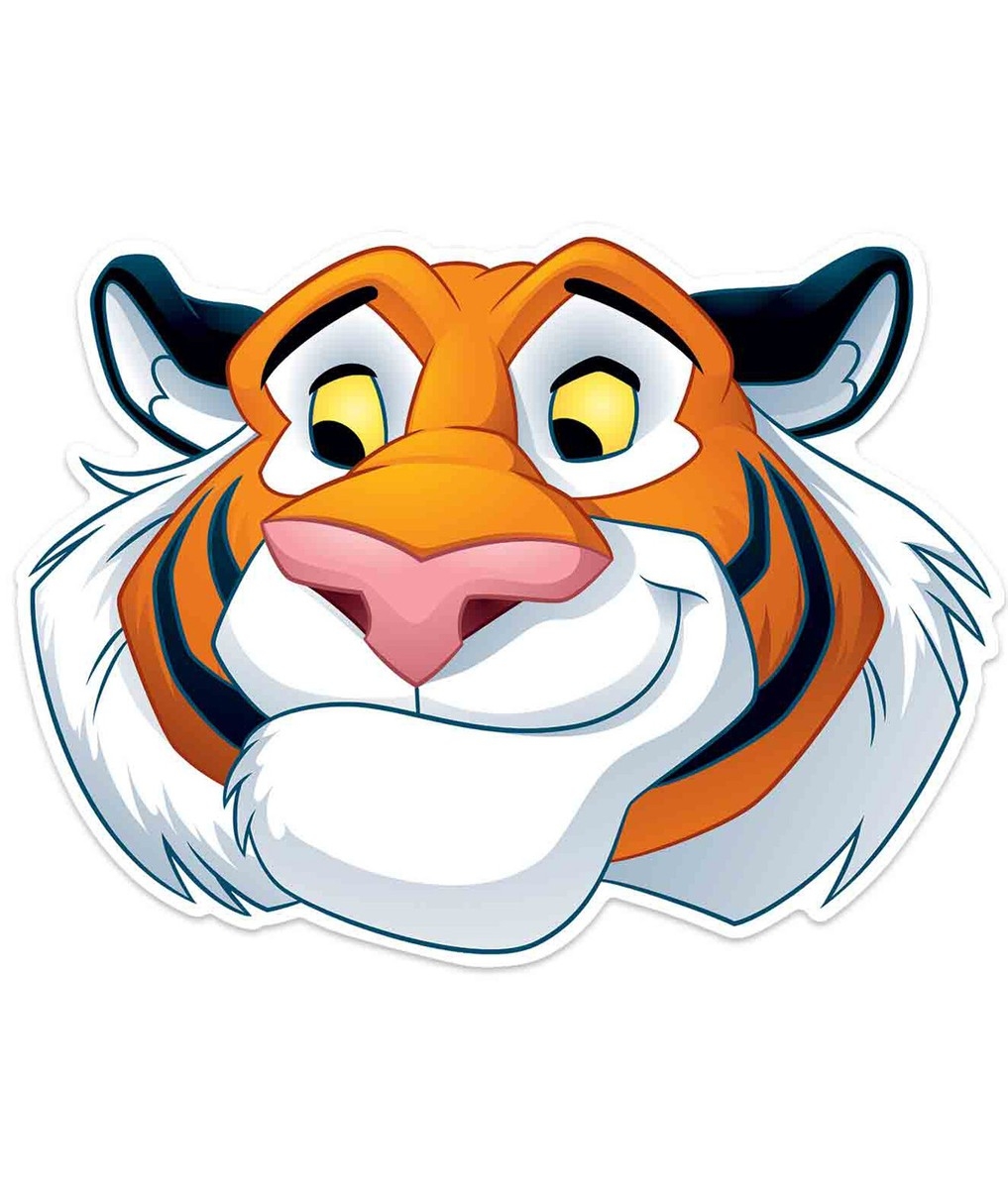 Rajah Tiger Official Disney Aladdin Child Size 2D Card Party Mask EBay