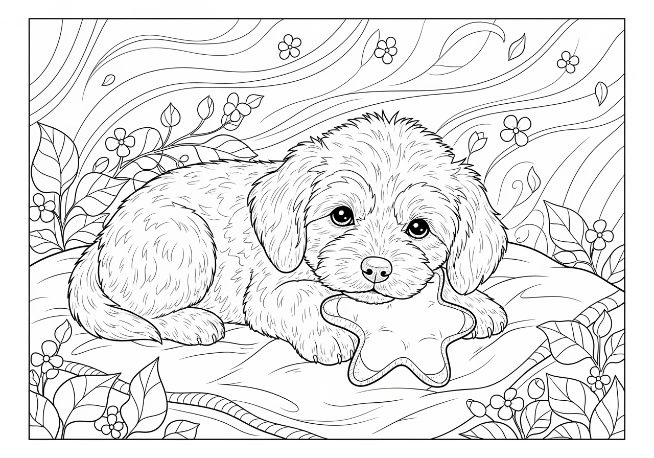 Realistic Cute Puppy Coloring Pages Printable And Fun Realistic Cute Puppy Coloring Pages Printable And Fun