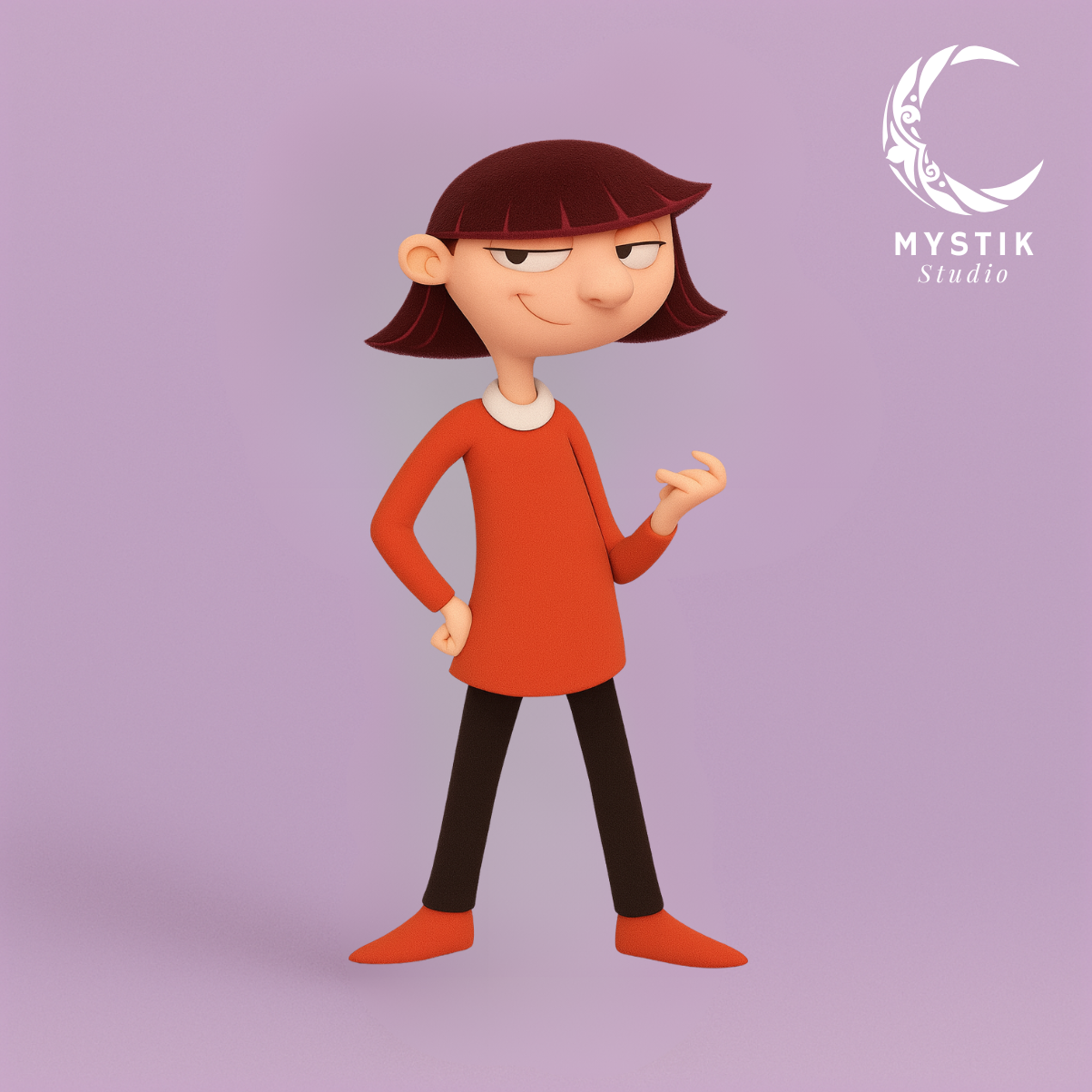 Rhonda Wellington Lloyd Cartoon 3D Figure From Hey Arnold STL File For 3D Printing Cults Rhonda Wellington Lloyd Cartoon 3D Figure From Hey Arnold STL File For 3D Printing Cults