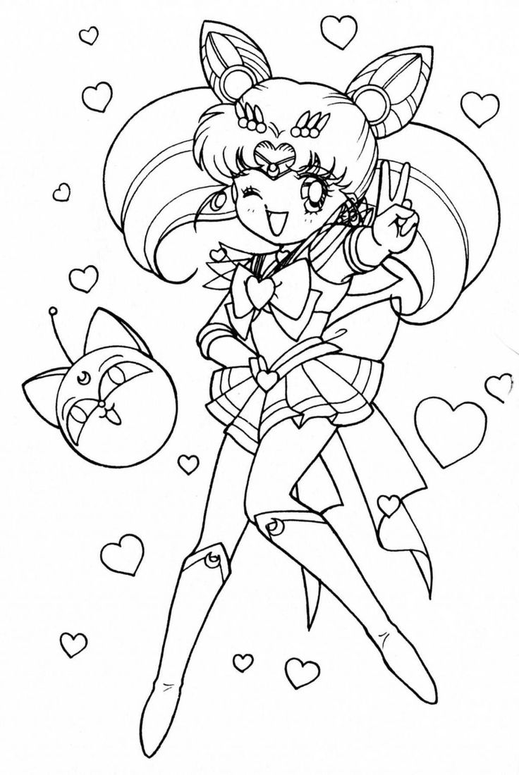 sailor moon coloring pages