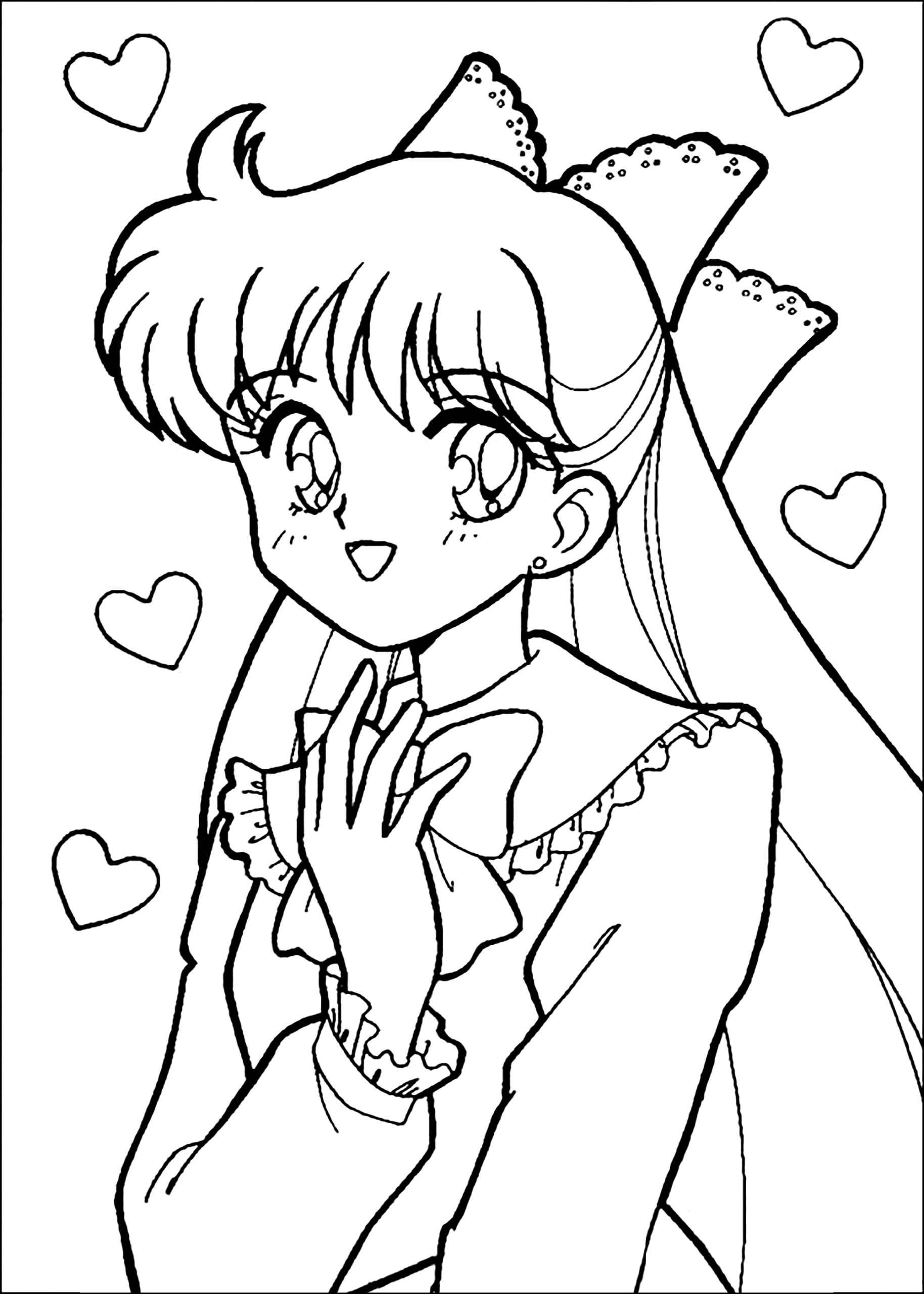 Sailor Moon Free To Color For Kids Sailor Moon Coloring Pages