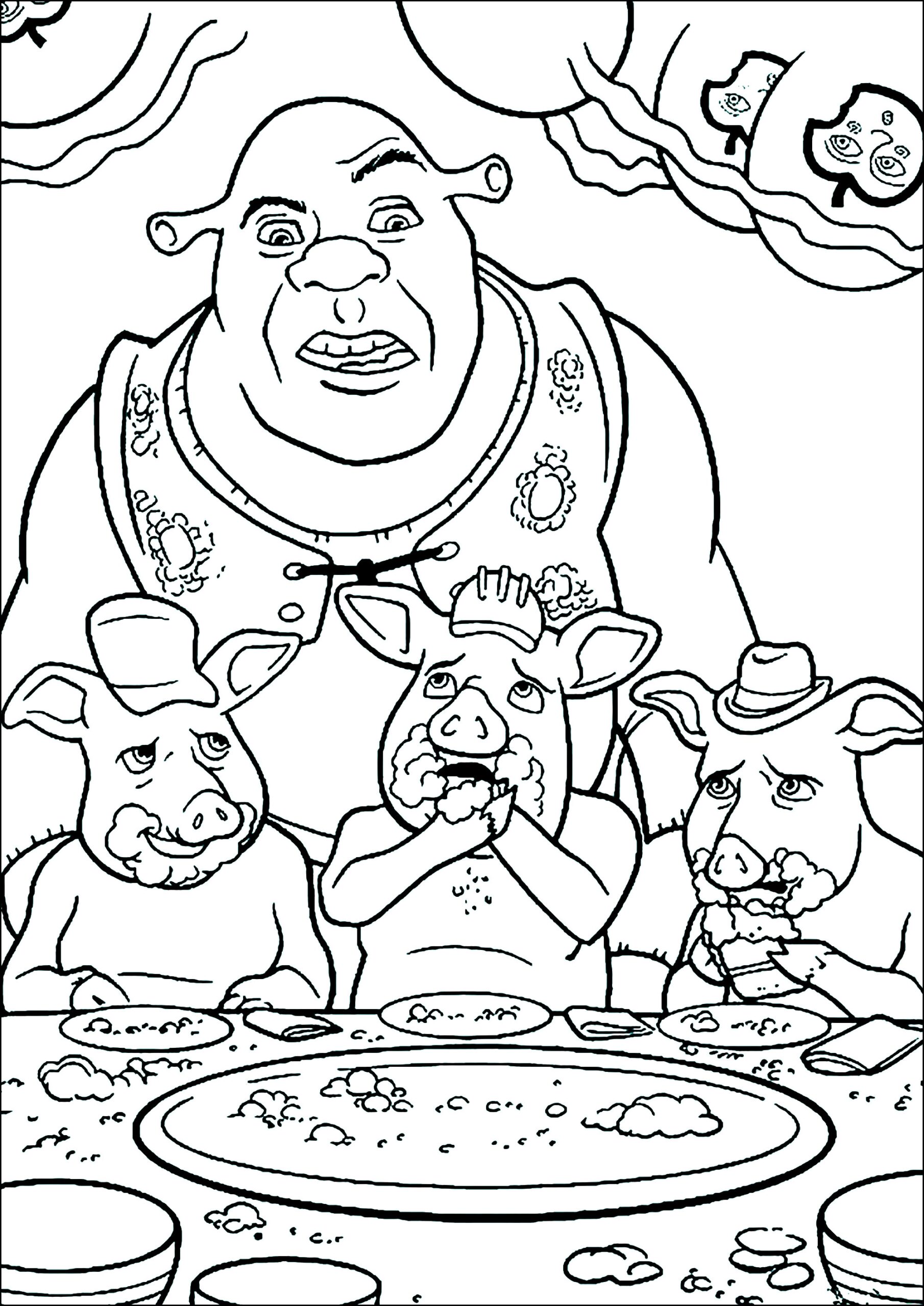 shrek pictures to color shrek pictures to color