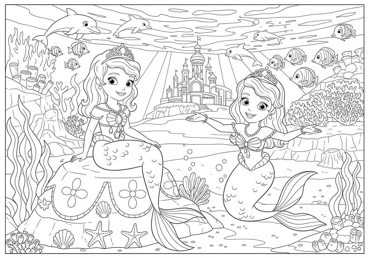 sofia the princess coloring pages