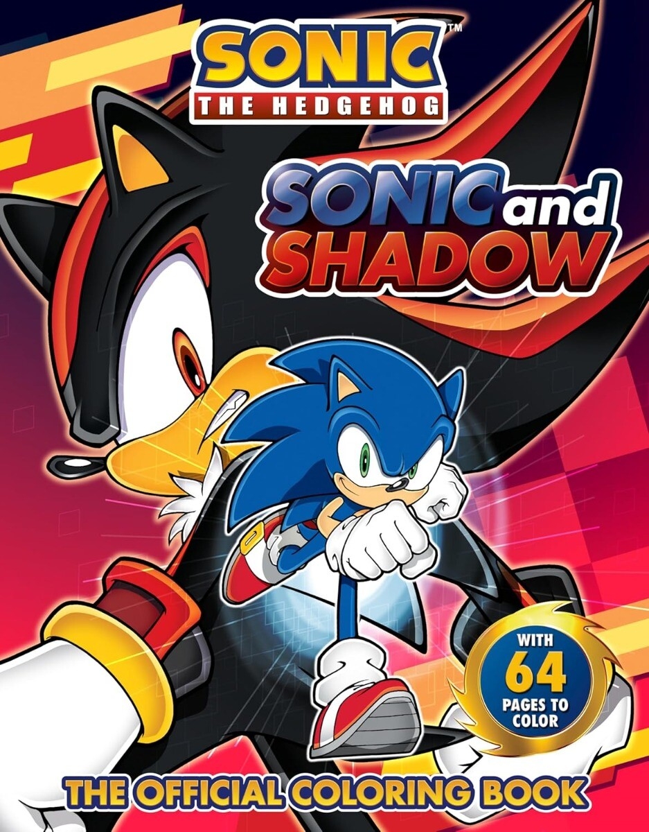 Sonic And Shadow The Official Coloring Book Sonic The Hedgehog Paperback 2 9780593887073 EBay