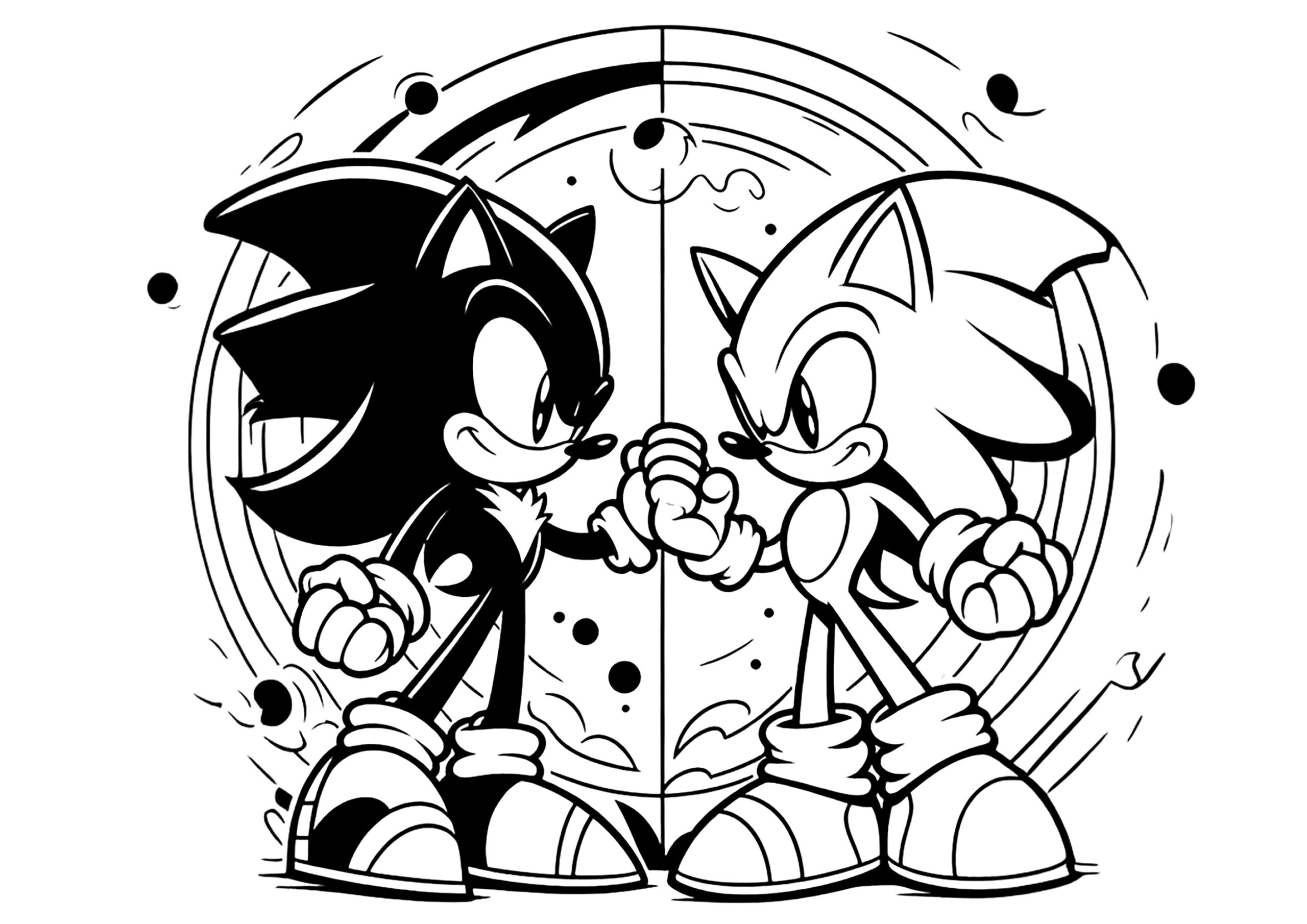 Sonic Printable Coloring Pages