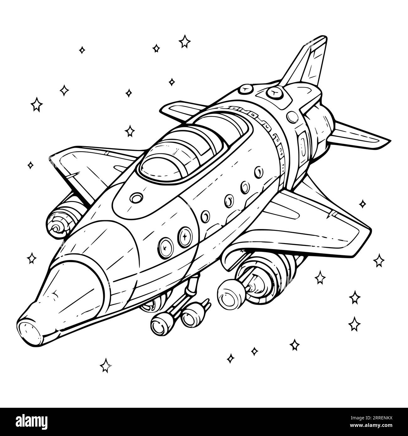 Spaceship Coloring Pages Printable Hi res Stock Photography And Worksheets Library
