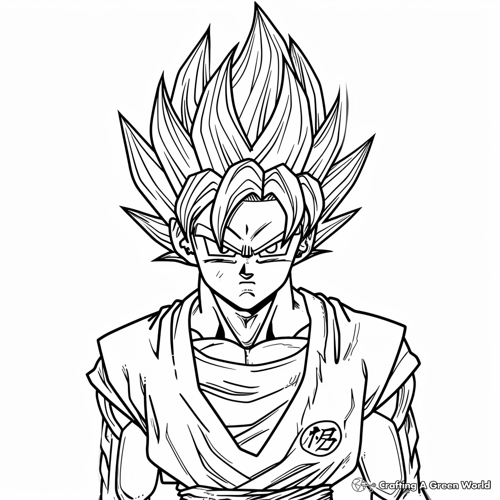 dragon ball z coloring pictures