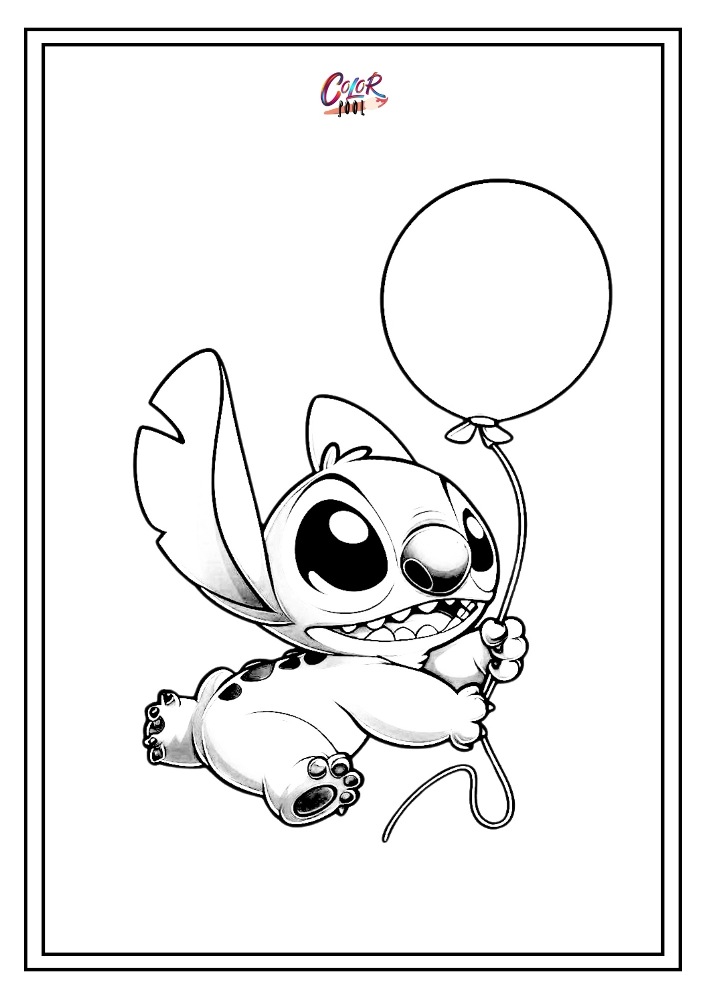 stitch coloring pages free