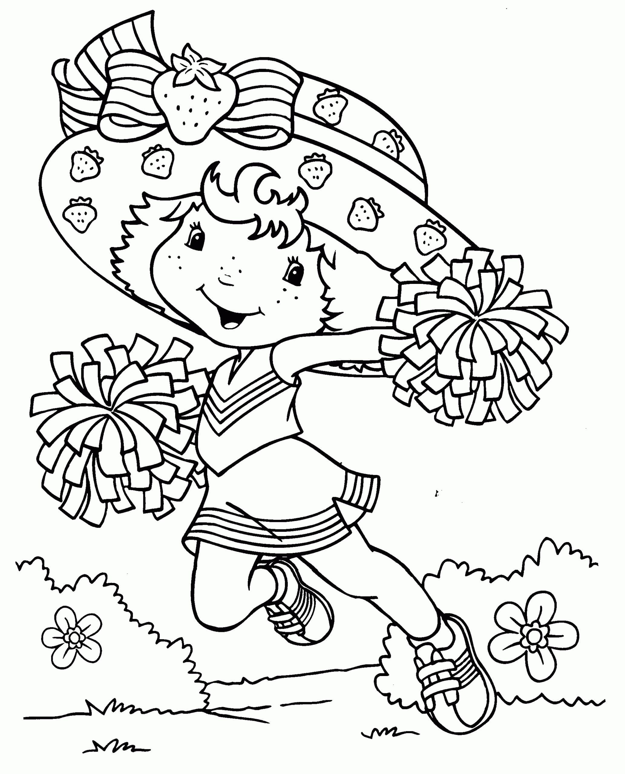 Strawberry Shortcake Coloring Pages To Download Strawberry Shortcake Coloring Pages