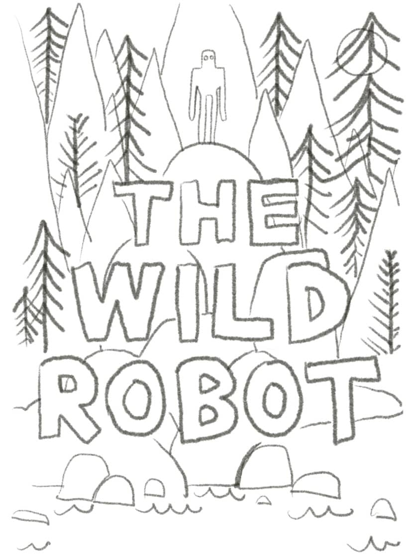 Wild Robot Coloring Page