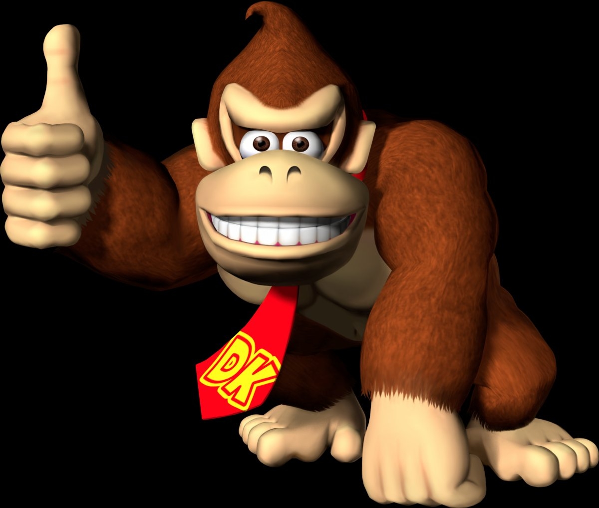 donkey kong thumbs up
