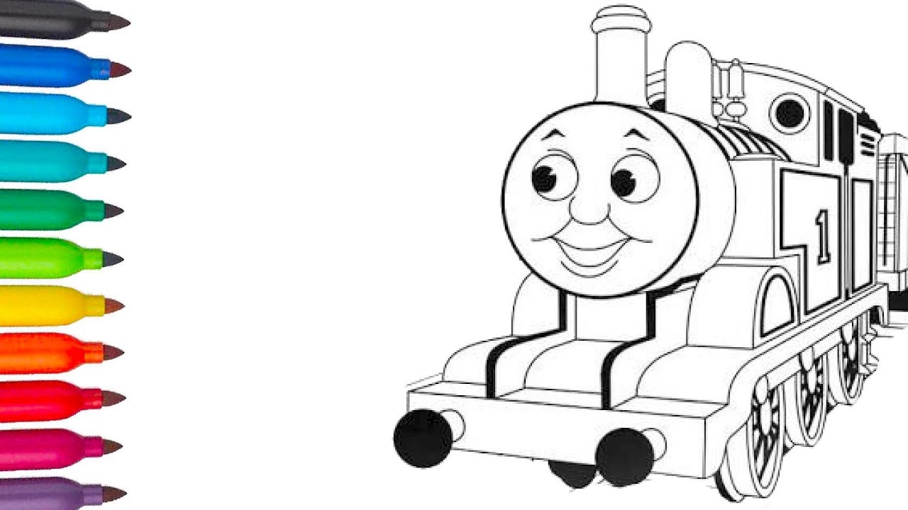 thomas pictures to color