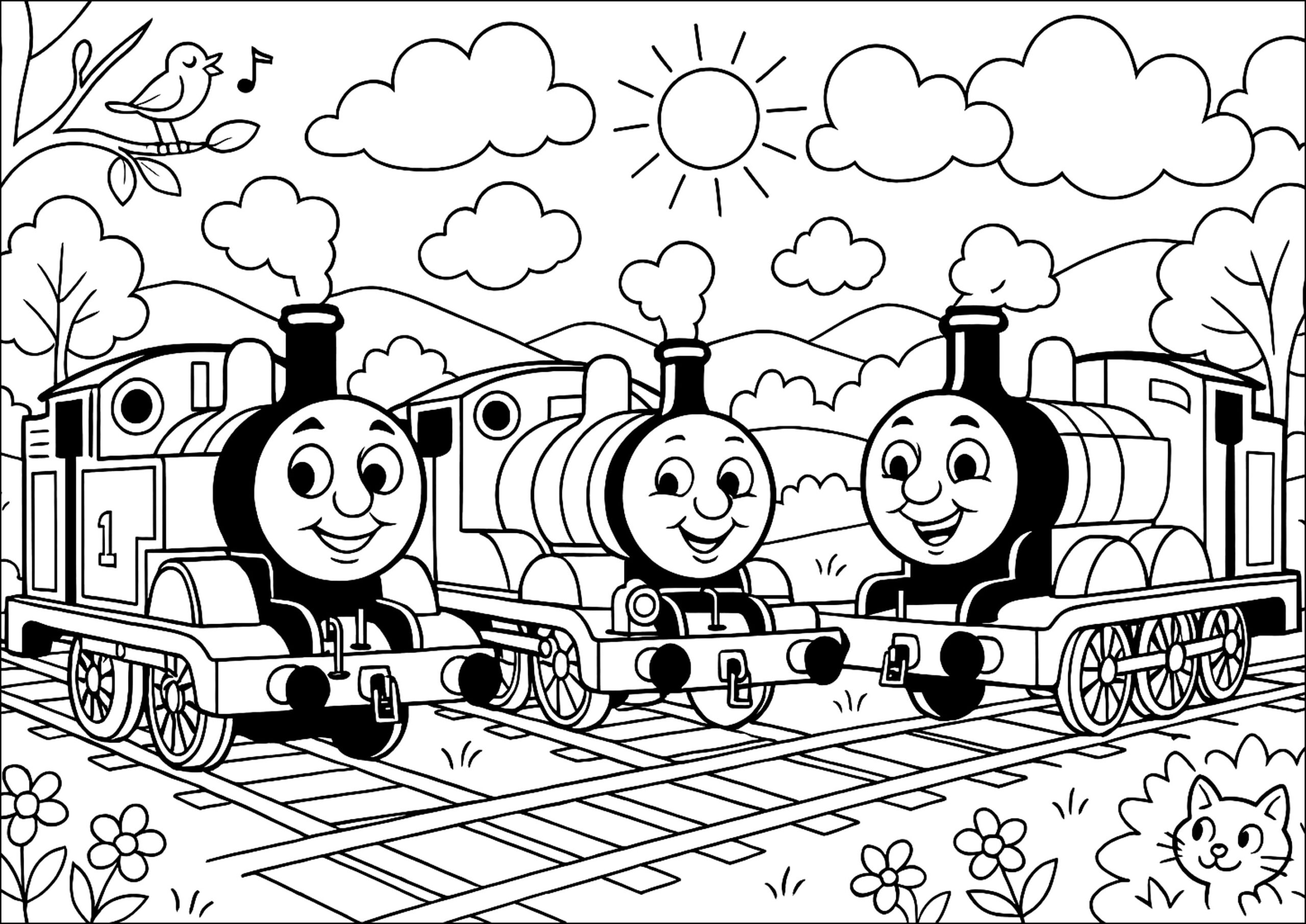 Thomas And Friends Coloring Pages
