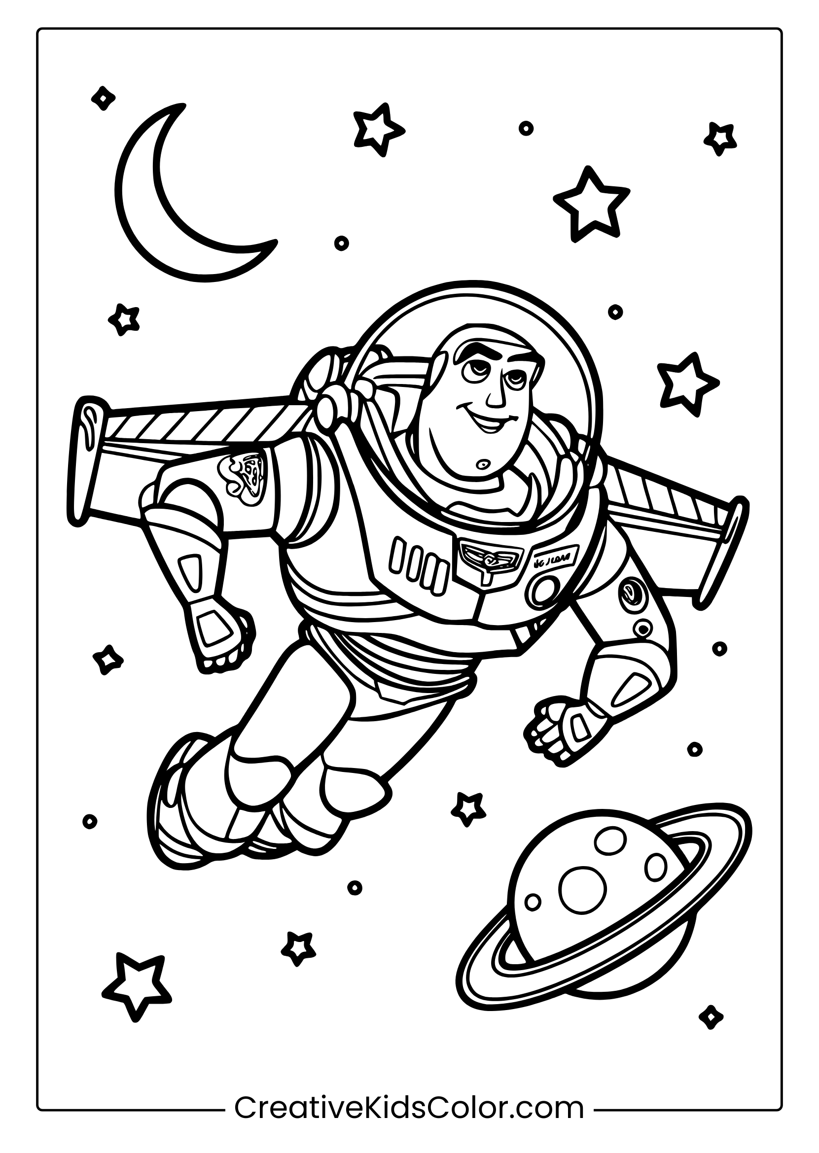 Toy Story Buzz Coloring Pages