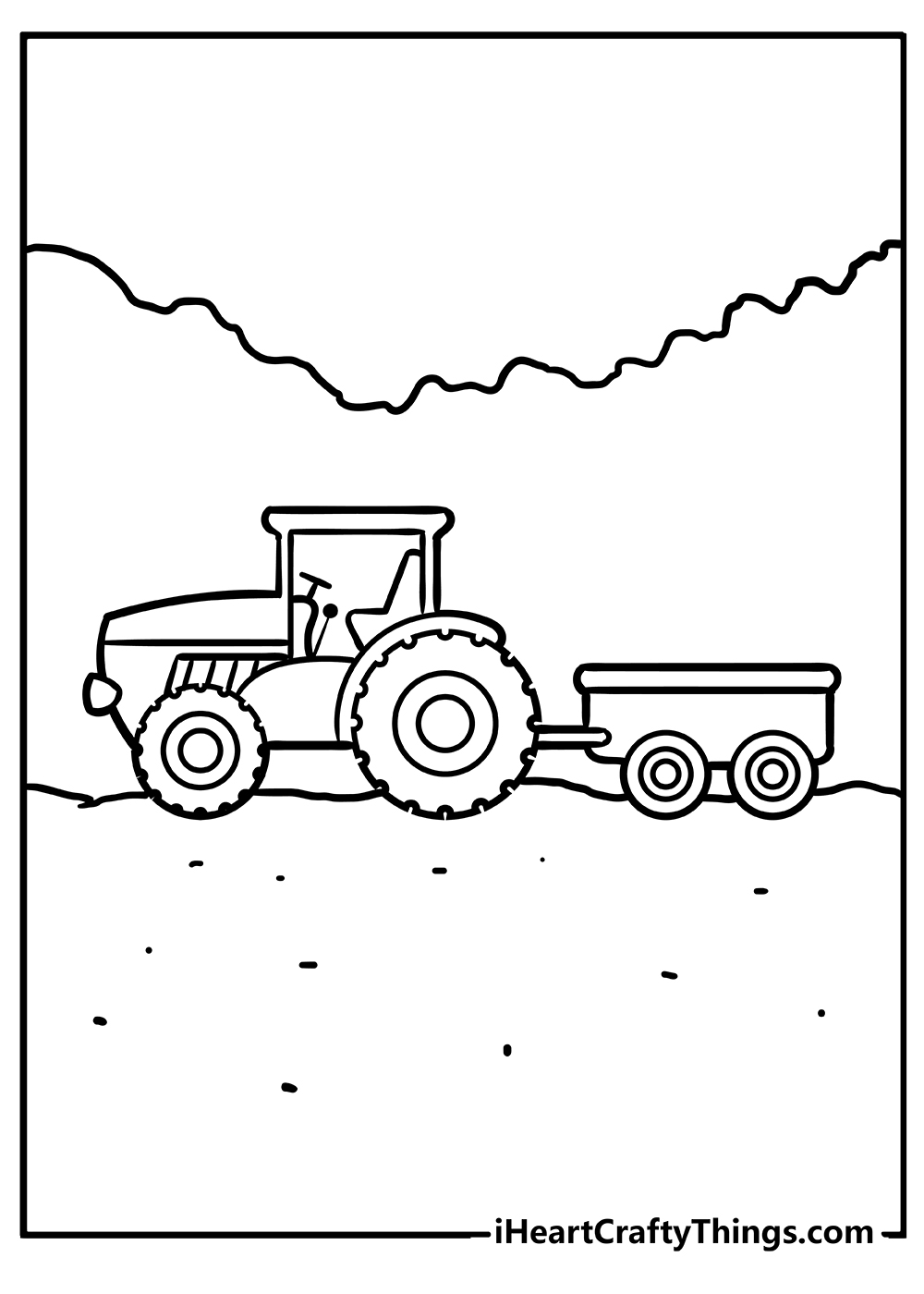 tractor printable coloring pages tractor printable coloring pages