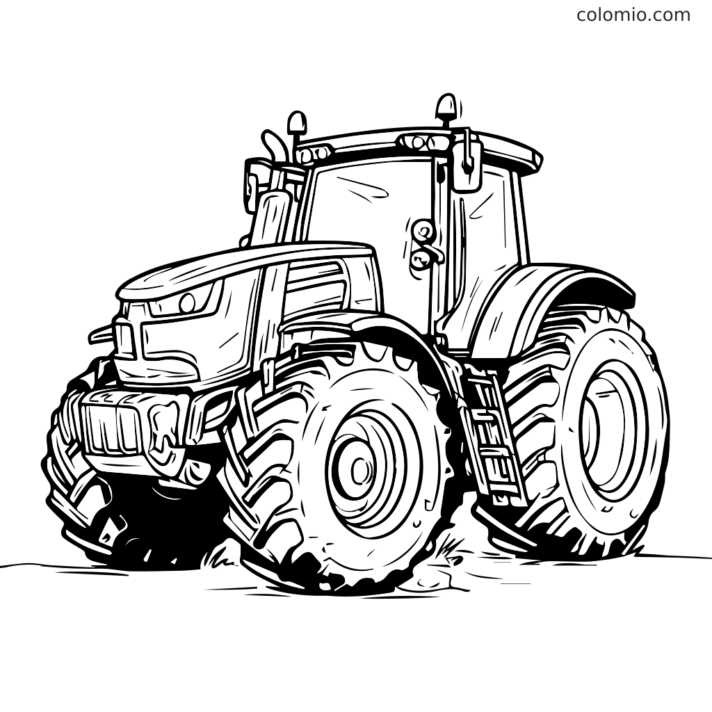 Coloring Pages Of Tractors