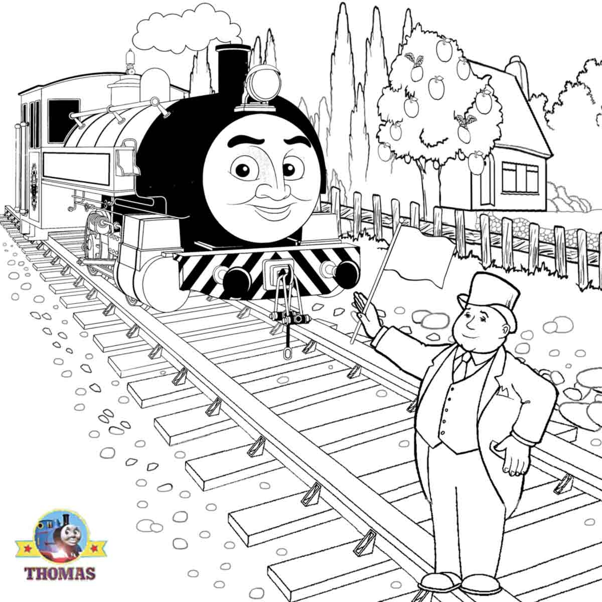 thomas and friends coloring pages