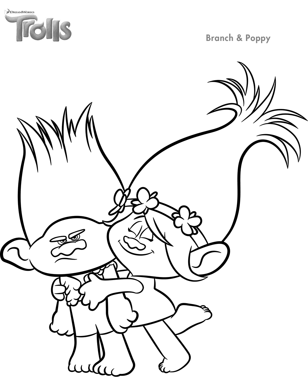 Trolls Movie Coloring Pages Best Coloring Pages For Kids