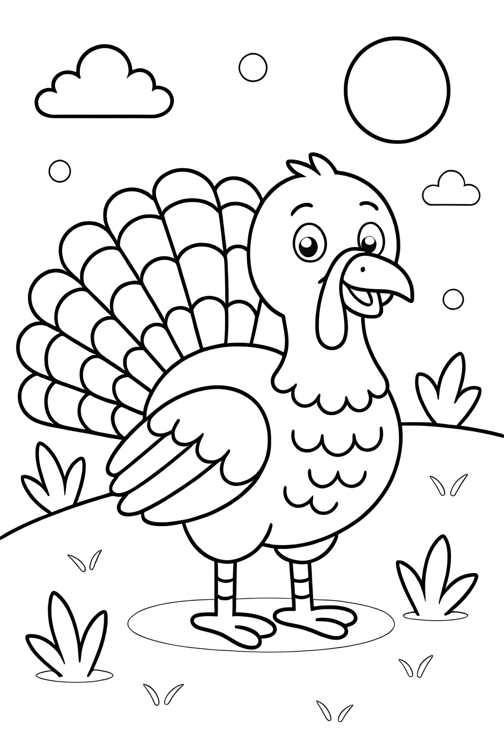 Turkey Pictures To Color