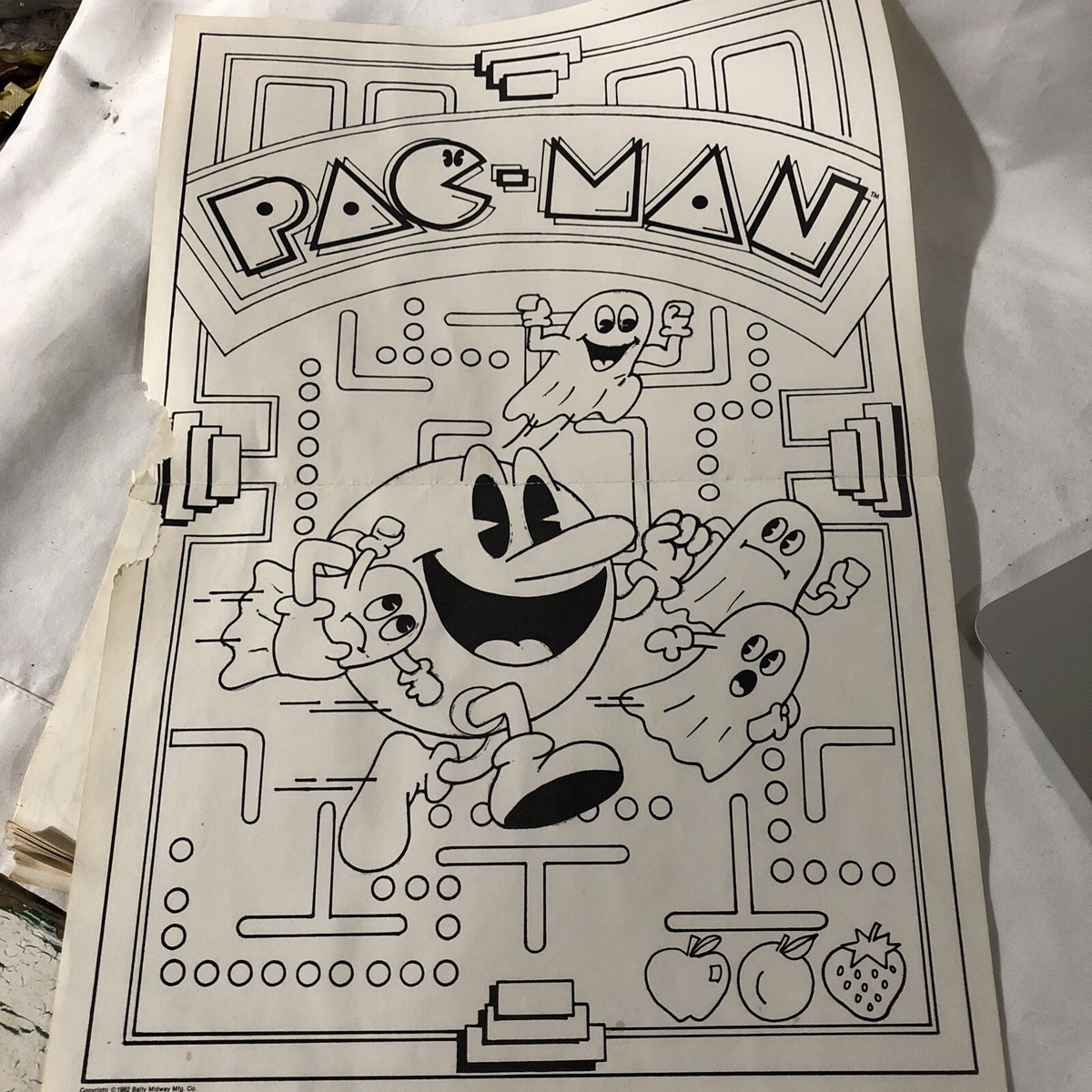pac man coloring pages