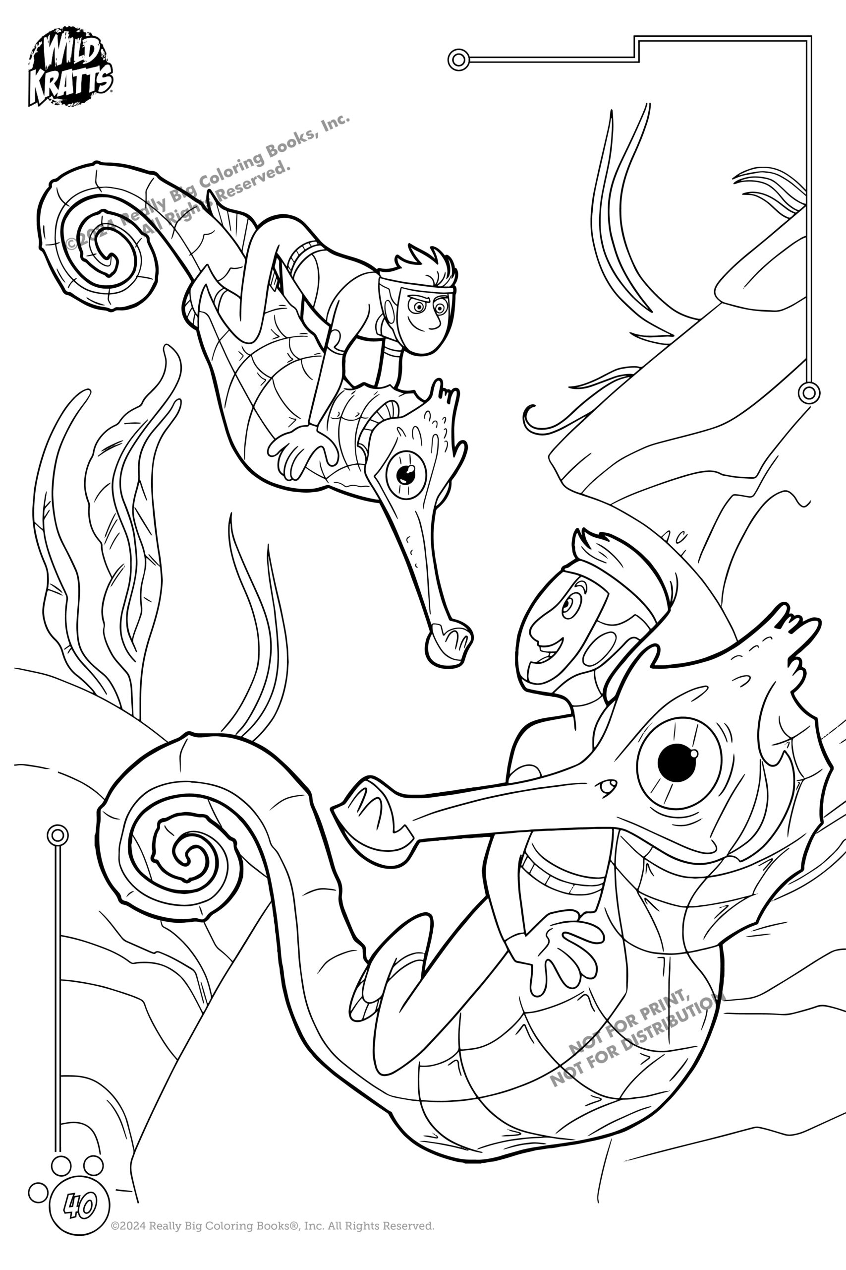 Wild Kratts Giant Coloring And Activity Book 12 X 18