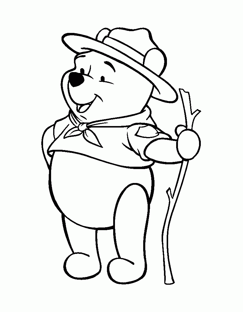 Winnie The Pooh Coloring Page To Print Winnie The Pooh Coloring Pages
