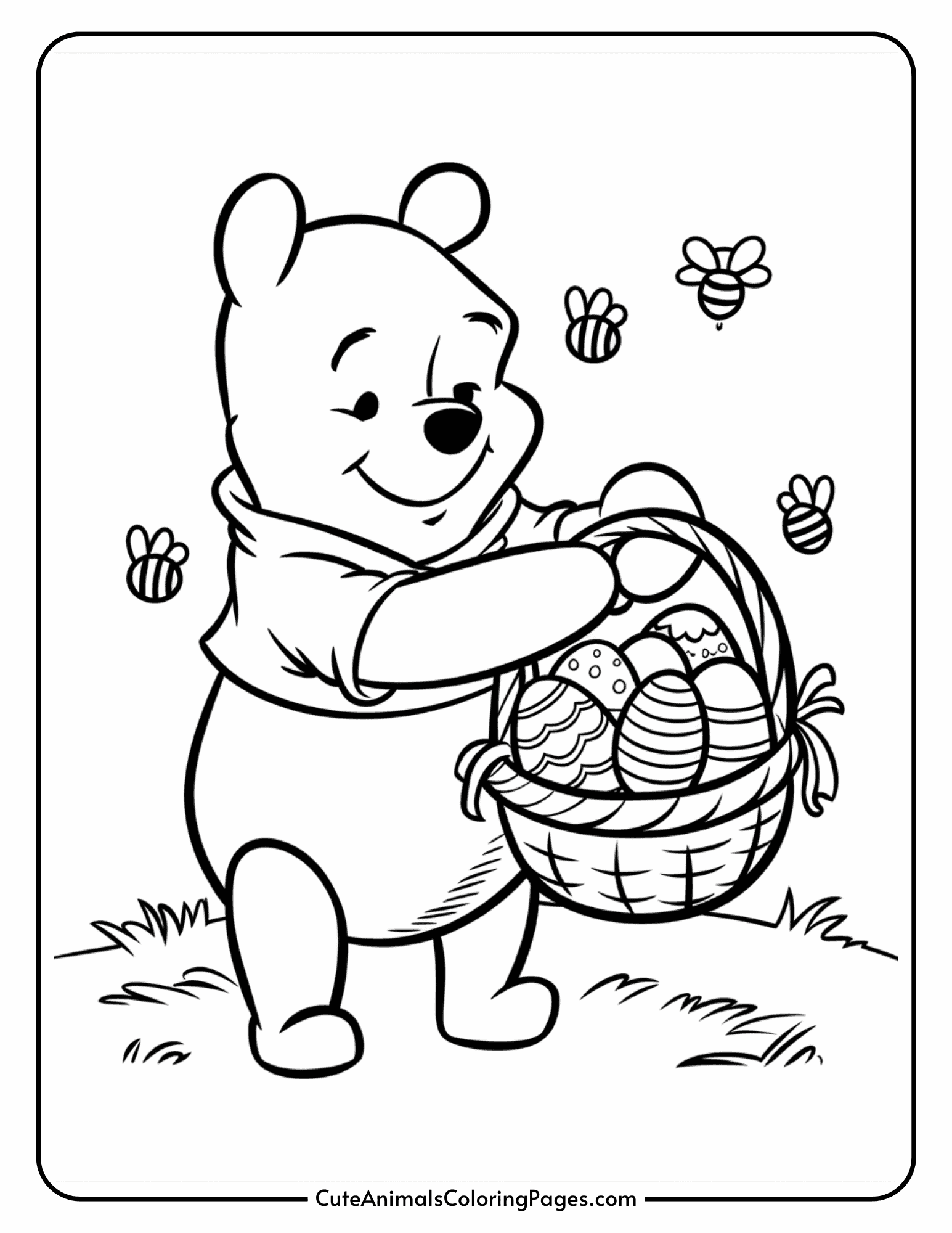 winnie the pooh coloring pics