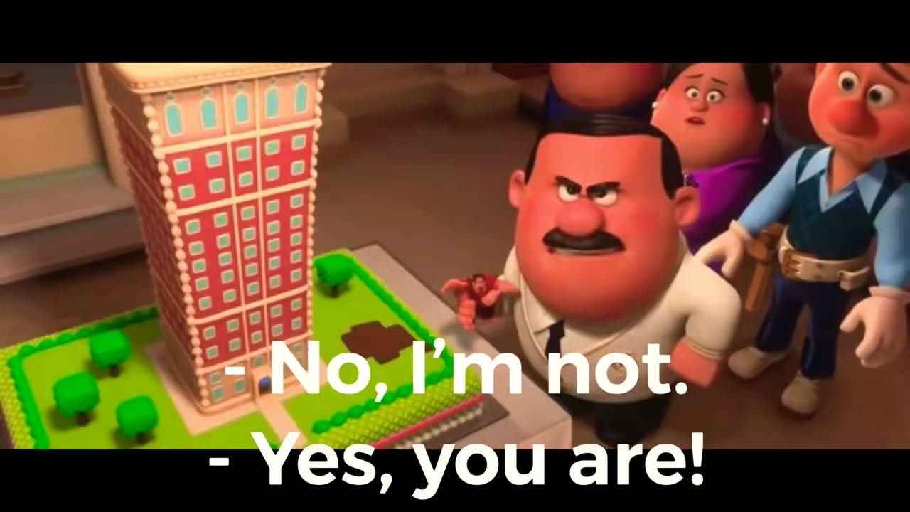 Wreck It Ralph 10th Anniversary Clip Ralph And Gene s Argument About The Cake Chipmunked YouTube Wreck It Ralph 10th Anniversary Clip Ralph And Gene s Argument About The Cake Chipmunked YouTube