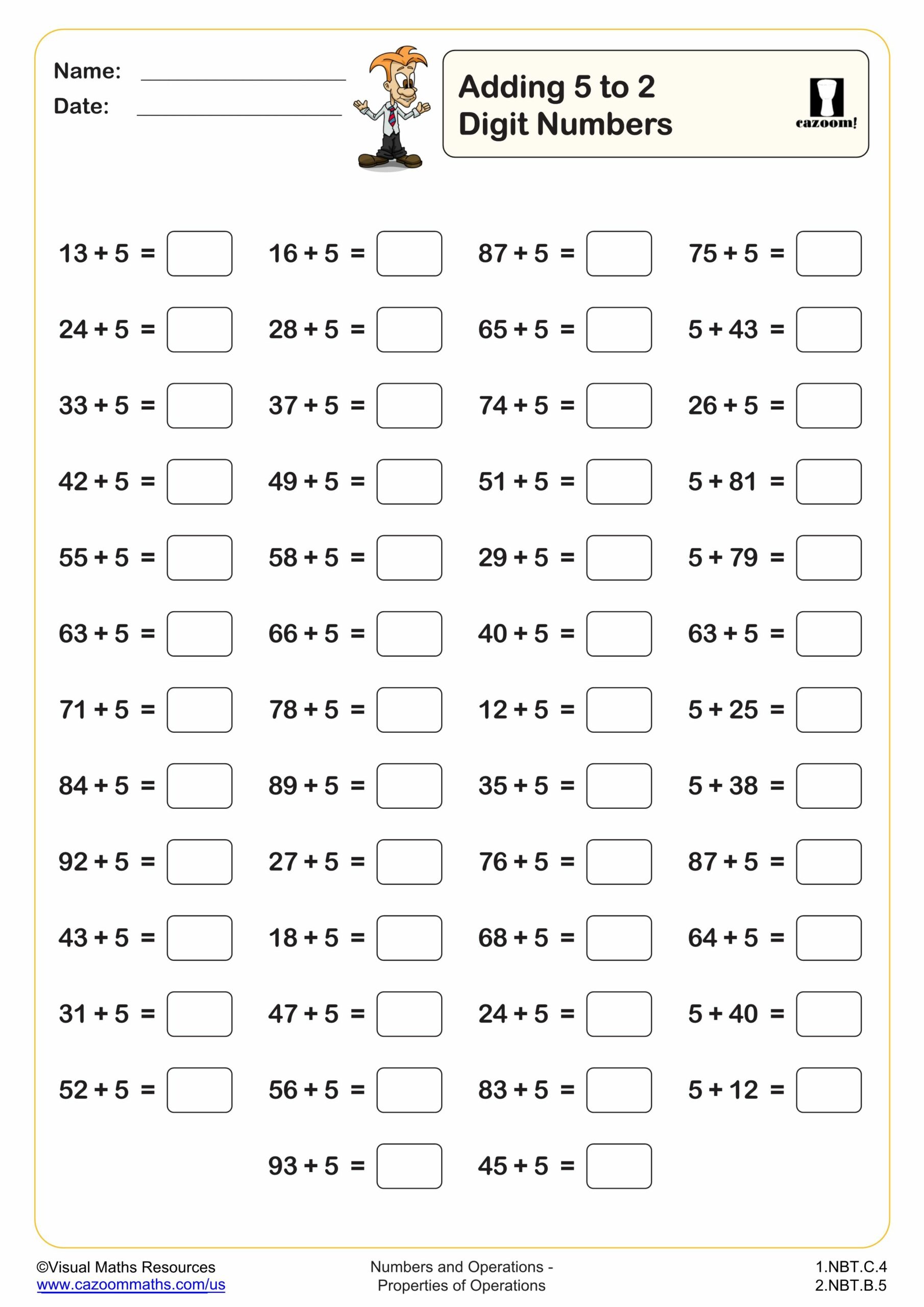 adding double digits worksheets adding double digits worksheets