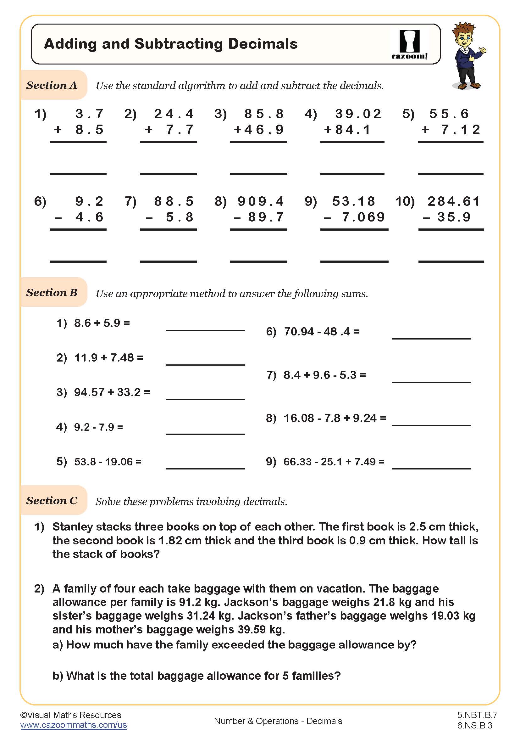 5th Grade Math Worksheets Free Printable PDFs With Answers 5th Grade Math Worksheets Free Printable PDFs With Answers