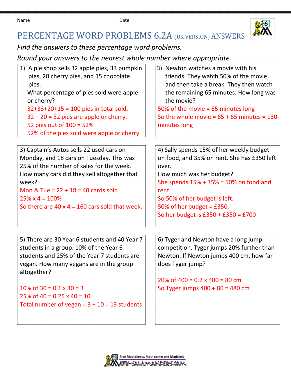 percentage questions for primary 6 percentage questions for primary 6