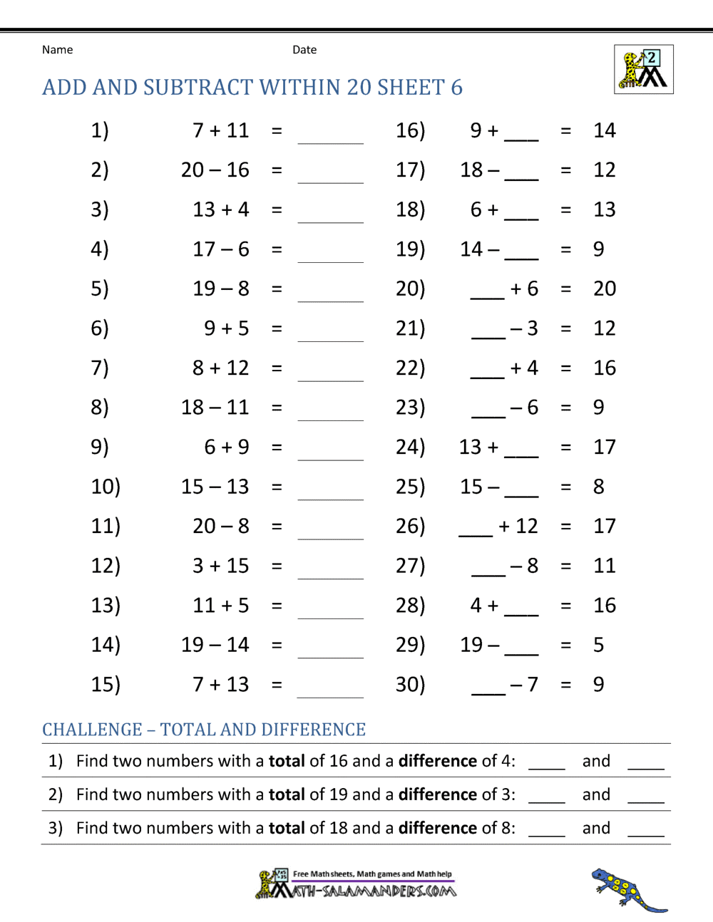 adding up to 20 worksheets adding up to 20 worksheets