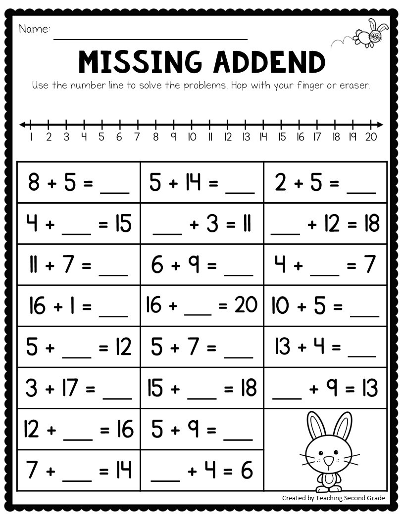 Addition Using A Number Line Worksheets No Prep Math Worksheets 1st 2nd Grade Teaching Ideas Made Easy Addition Using A Number Line Worksheets No Prep Math Worksheets 1st 2nd Grade Teaching Ideas Made Easy