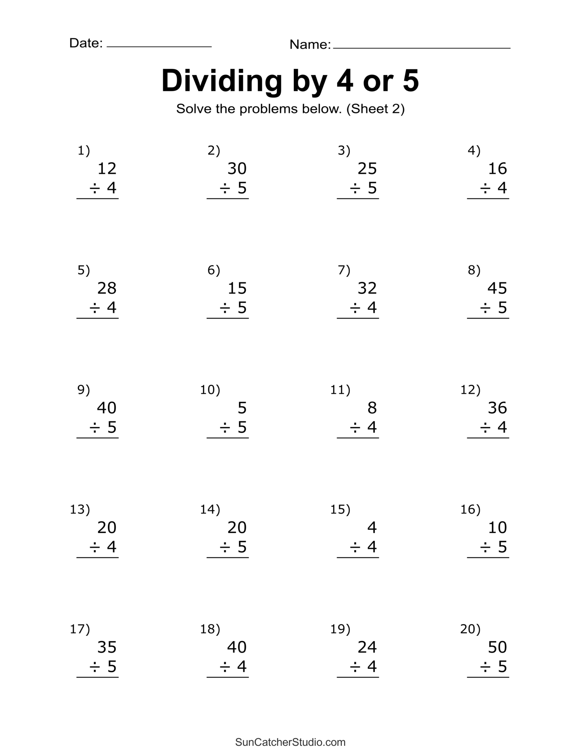 Division Worksheets Problems Free Printable Math Drills Free Printables Lettering SVG Files Tools Apps Division Worksheets Problems Free Printable Math Drills Free Printables Lettering SVG Files Tools Apps