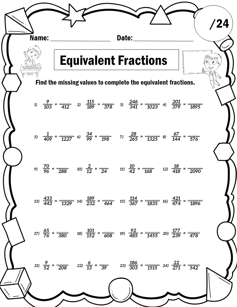 8th grade math worksheets