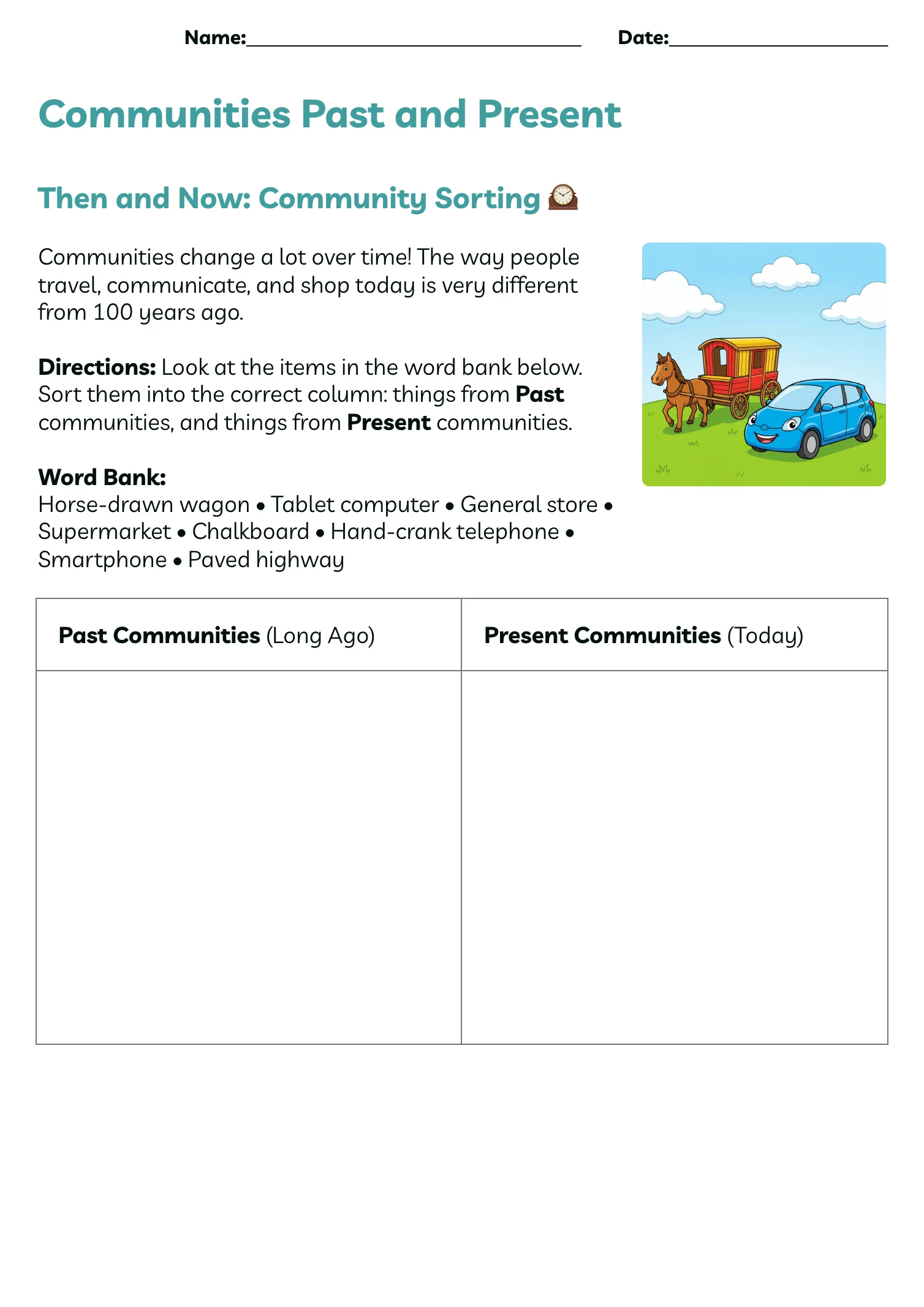 3rd grade social studies worksheets