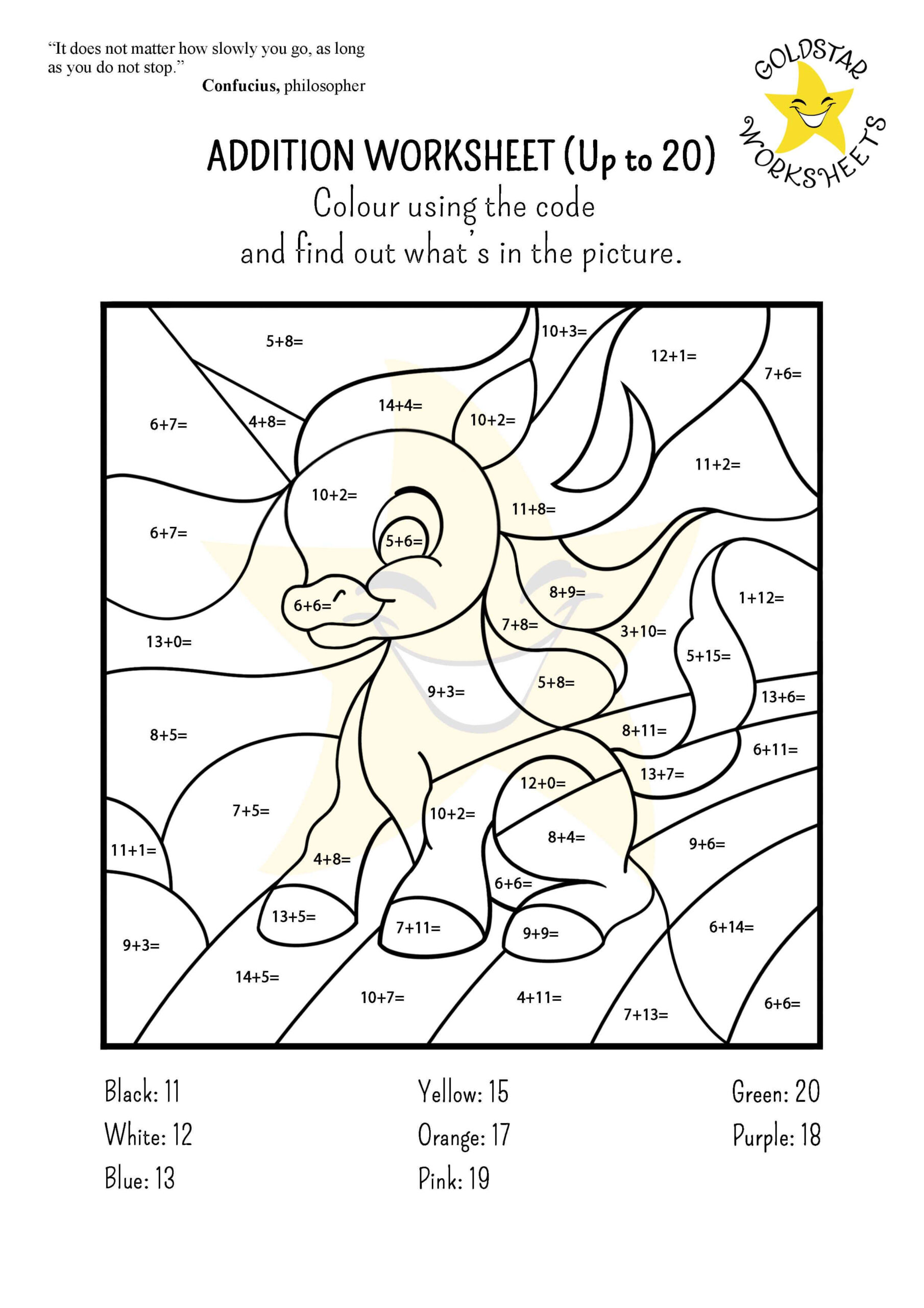 Free Addition To 20 Worksheets For Kids Printable PDF Free Addition To 20 Worksheets For Kids Printable PDF