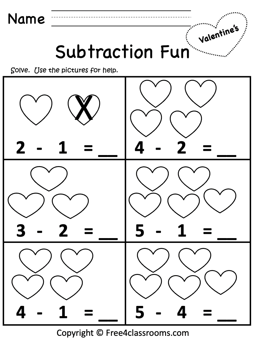 kindergarten math worksheets subtraction kindergarten math worksheets subtraction