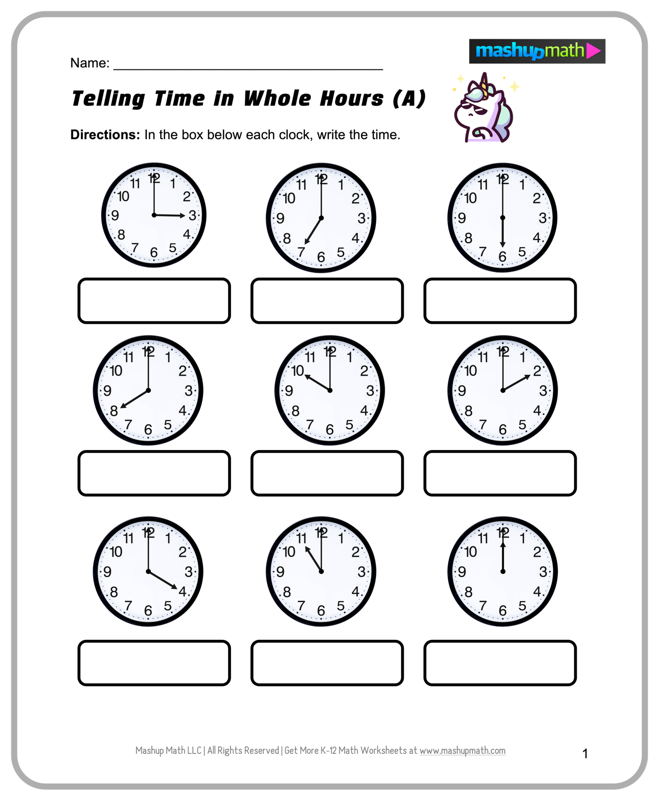 Free Preschool Math Worksheets Mashup Math