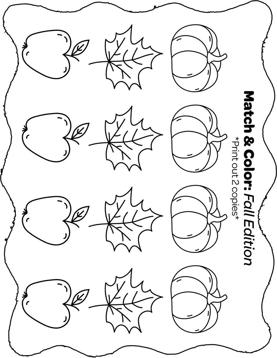 Free Printable Fall Coloring Pages Sheets