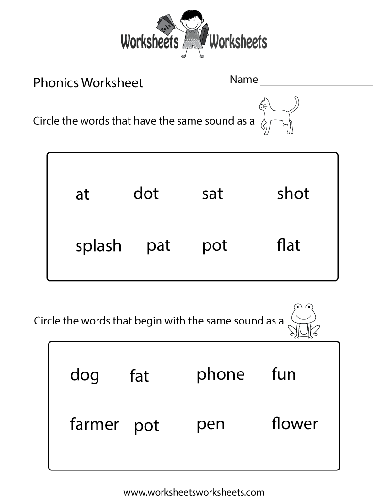 phonics exercises for kindergarten phonics exercises for kindergarten